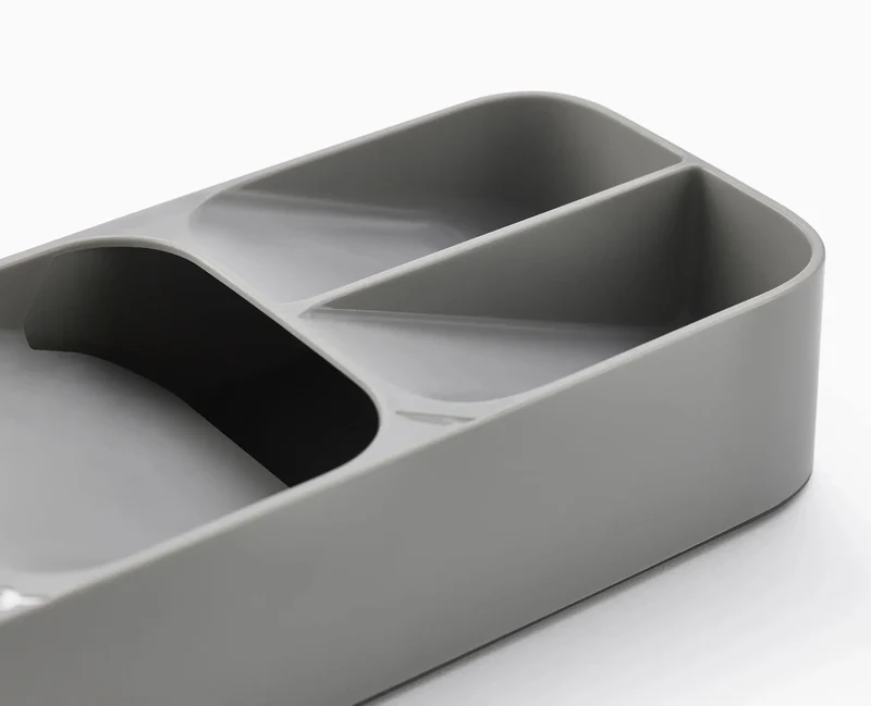 DrawerStore™ Organizzatore compatto per posate grigio