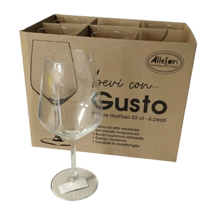 GUSTO - SET 6 CALICI MULTIUSO CL 53