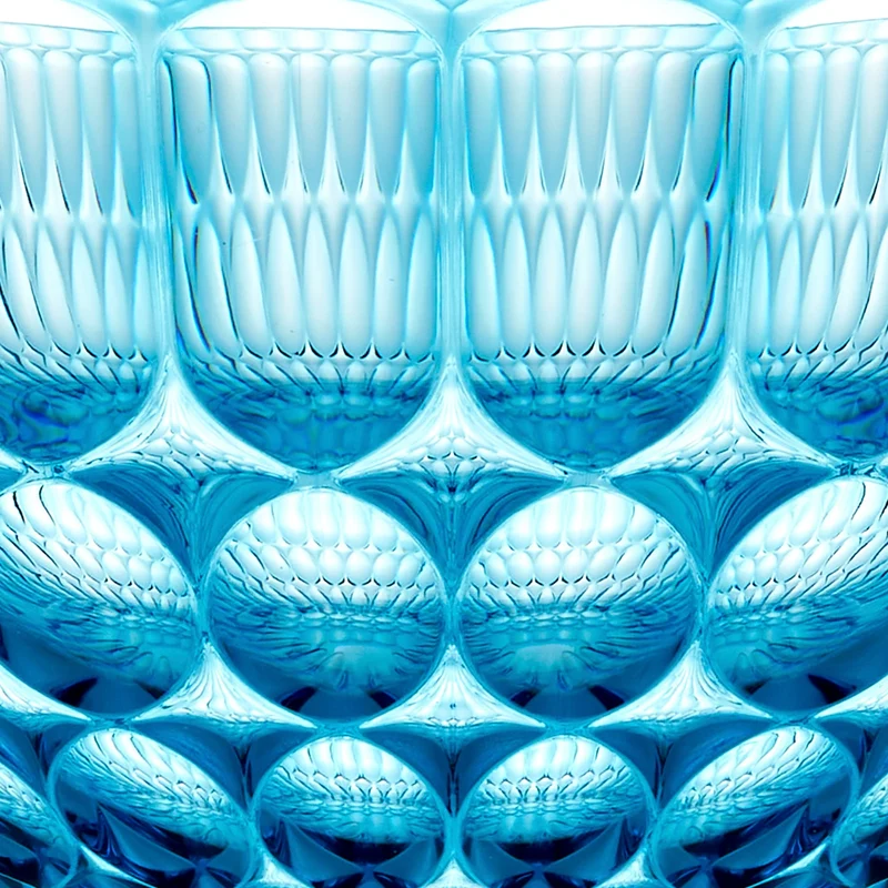 CONTENITORE Ø25CM "VANITY" - COLOR SEA BLUE