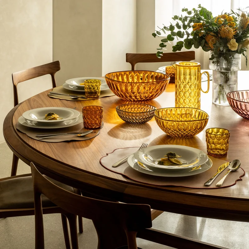 CONTENITORE "VANITY" - 21 cm SAFFRON YELLOW