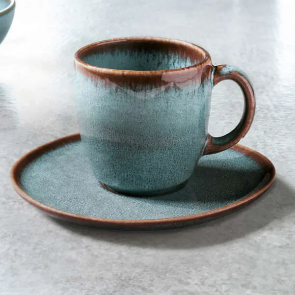 LAVE Tazza da caffè - Blu, 190 ml, terracotta