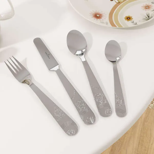 BOHO KIDS Posate per bambini - Acciaio inox SET 4 PEZZI