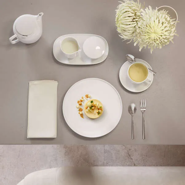Afina Zuccheriera bianca, 90 ml, Premium Porcelain
