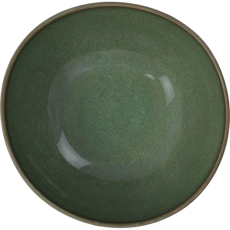 LAVE Insalatiera/ Scodella da portata - Verde, 2,2 l, terracotta