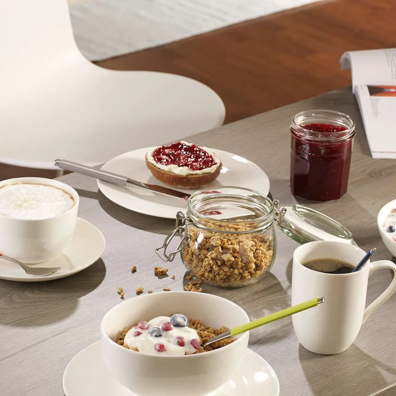 FOR ME Piatto da pane - Bianco, Ø15,9 cm, Premium Porcelain