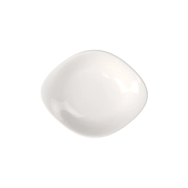 Vapiano Piatto da pasta bianco, 25,1 x 20,3 cm, Premium Porcelain