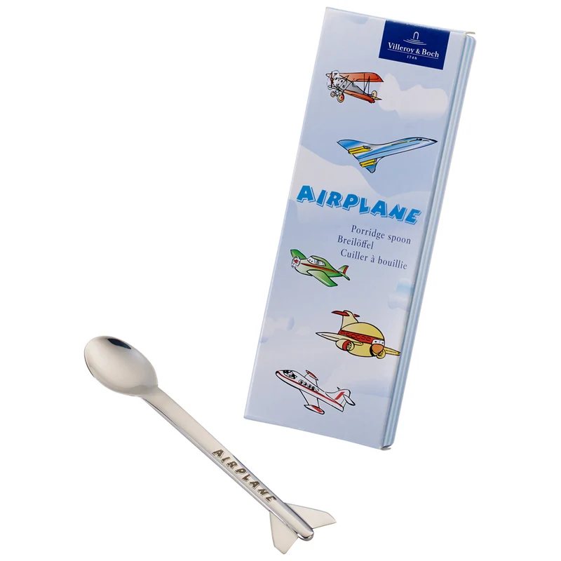 Kid's Dining Cucchiaio da pappa, Airplane - 185 x 31 x 14 mm Acciaio Inox