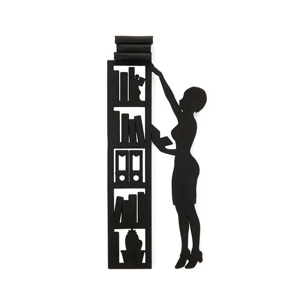Segnalibro The Library nero