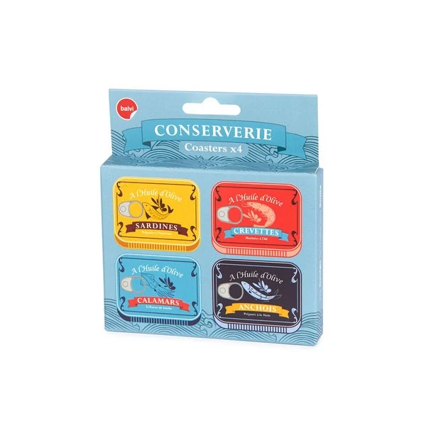SET 4 Sottobicchieri - Conserverie