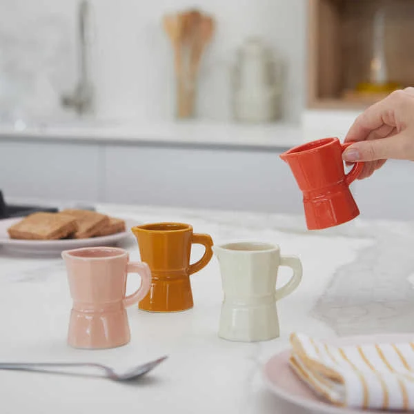 Set tazzine espresso Moka Caramel colori assortiti