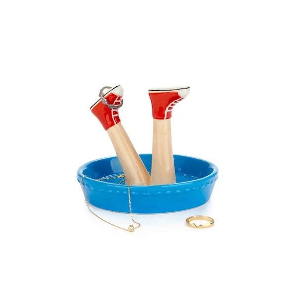 Porta anelli " Happy Legs Urban " in ceramica