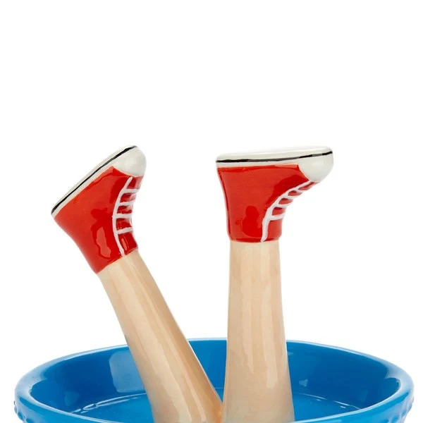 Porta anelli " Happy Legs Urban " in ceramica