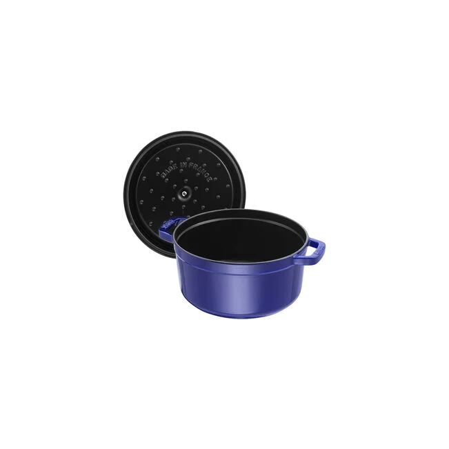 Cocotte rotonda - 26 cm, blu scuro