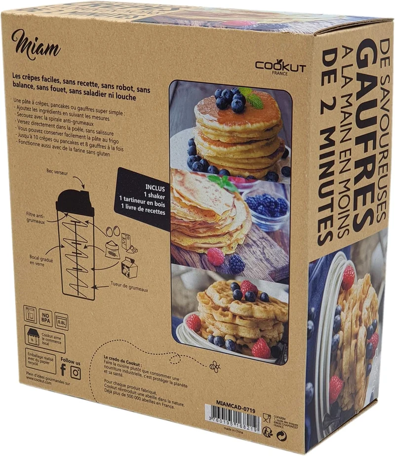 Cofanetto Shaker per Crepes/Pancake