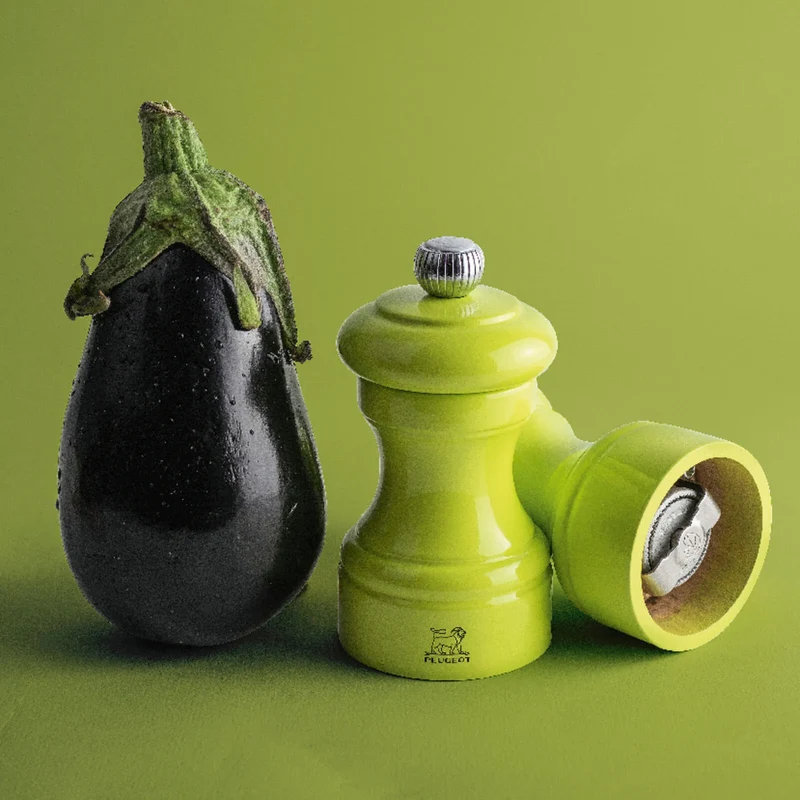 "Bistro" Macinapepe in Legno Smaltato - 10 cm / Apple Green