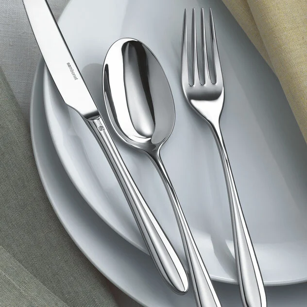 DREAM Servizio tavola 36 PZ Monoblocco - Acciaio Inox Mirror