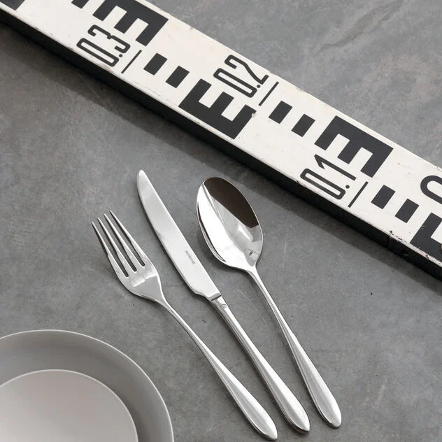 DREAM Servizio tavola 36 PZ Monoblocco - Acciaio Inox Mirror