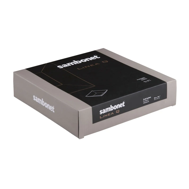 Linea Q Cesto Pane in acciaio inox 24 cm