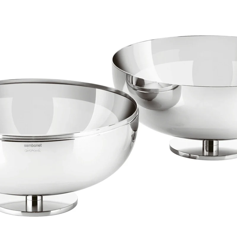 GIO PONTI Coppetta / Miniatura in Acciaio Inox - 24 CM / H 22 CM