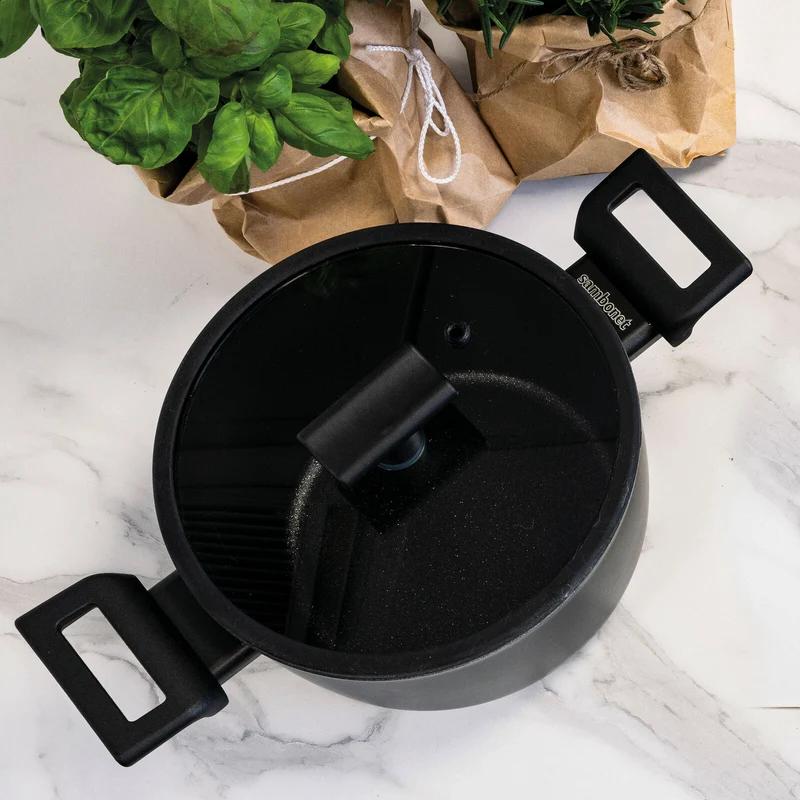 Titan Pro Double Induction Casseruola alta 2 maniglie - 24 cm