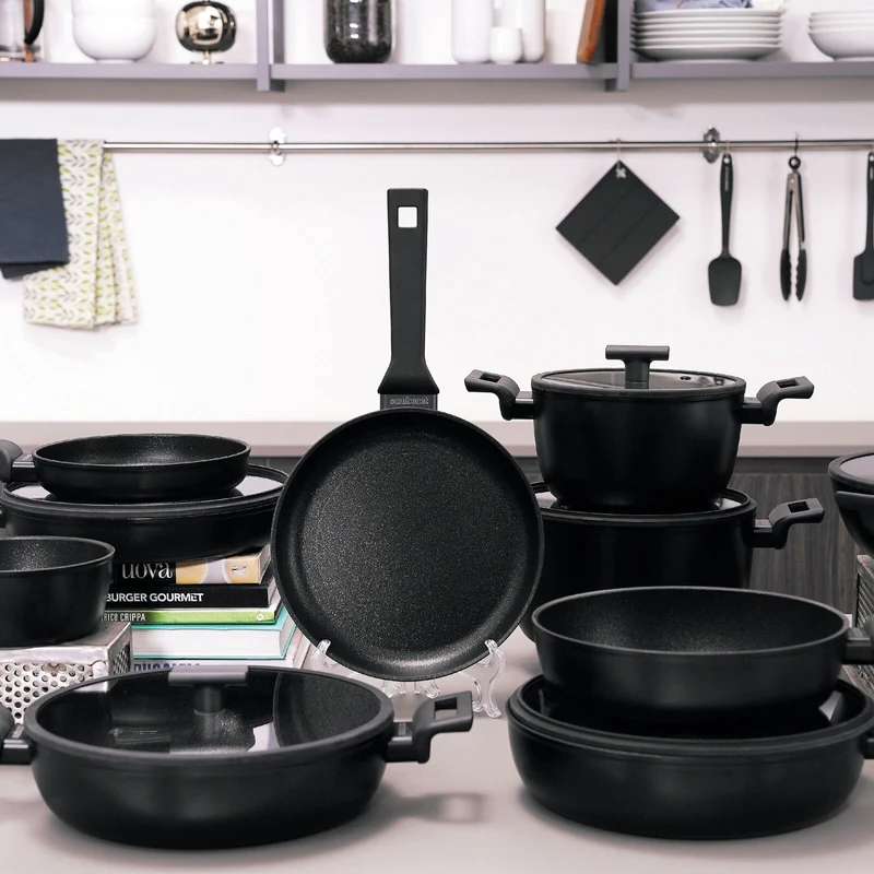 Titan Pro Double Induction Casseruola alta 2 maniglie - 24 cm