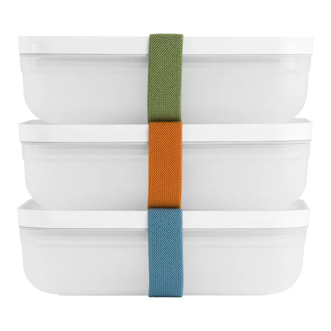 Fresh & Save Set portavivande sottovuoto, L piatto / 6-pz., plastica