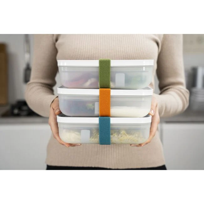 Fresh & Save Set portavivande sottovuoto, L piatto / 6-pz., plastica