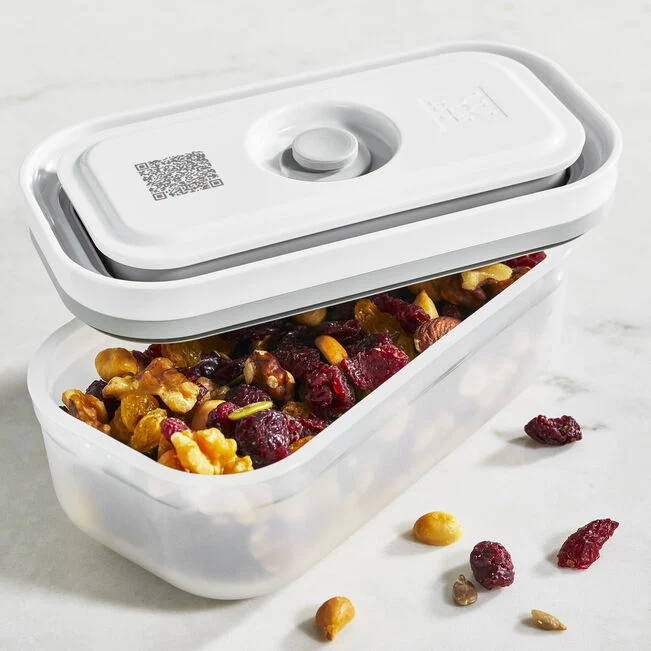 Fresh & Save Contenitore sottovuoto S, plastica, semi trasparente-grigio