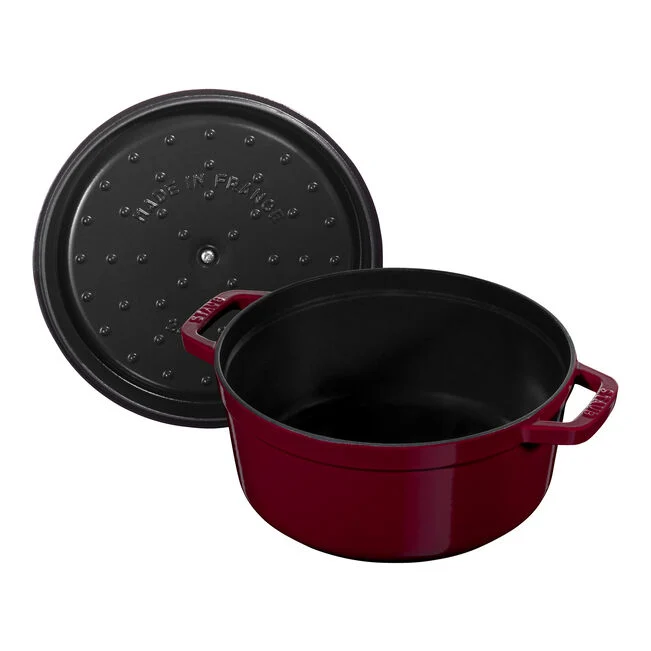 Cocotte rotonda - 26 cm, bordeaux