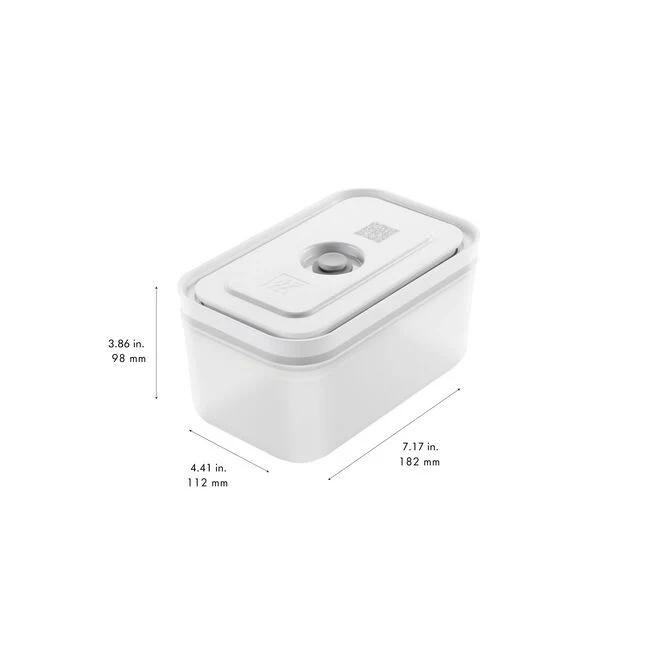 Fresh & Save Contenitore sottovuoto M, plastica, semi trasparente-grigio