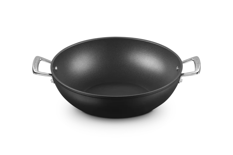 Padella Wok in alluminio antiaderente - 32 Cm, 6L
