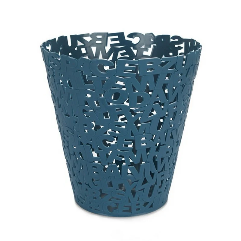 Cestino carta Letters - Azzurro