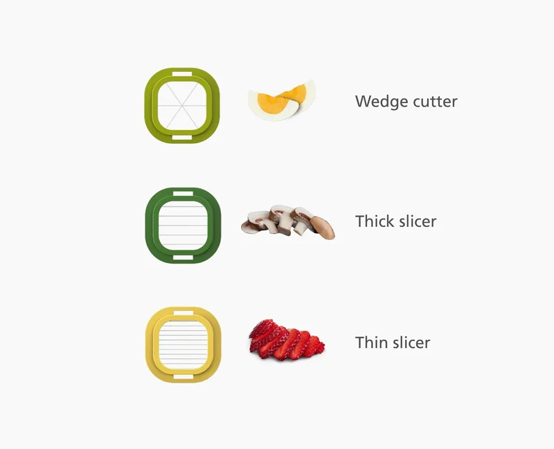 Multi-Prep™ Mini 3 pezzi multicolore per la preparazione degli alimenti