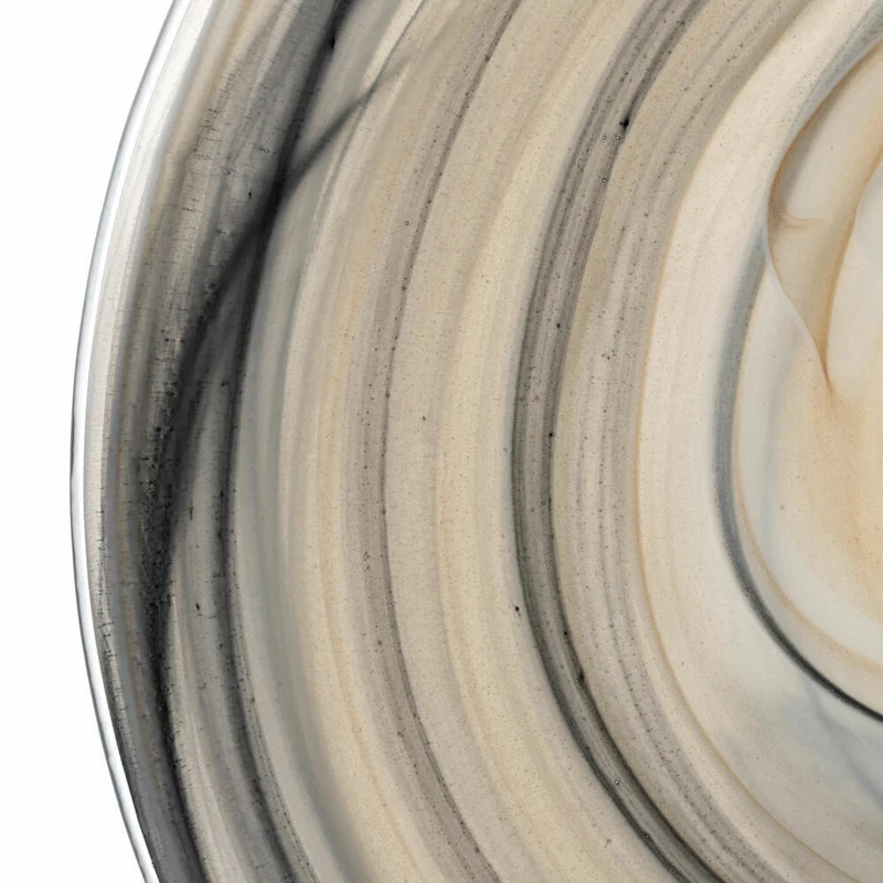 Leonardo piatto alabastro in vetro beige - 25 cm