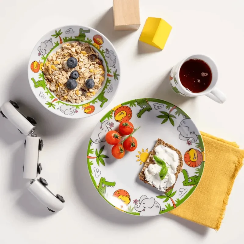 Leonardo Kids Set 3 pezzi in porcellana - motivo animali