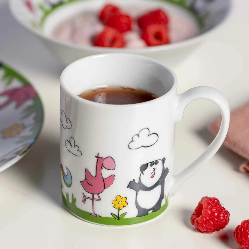 Leonardo Set 3 pezzi per bambini in porcellana - Motivi Animali
