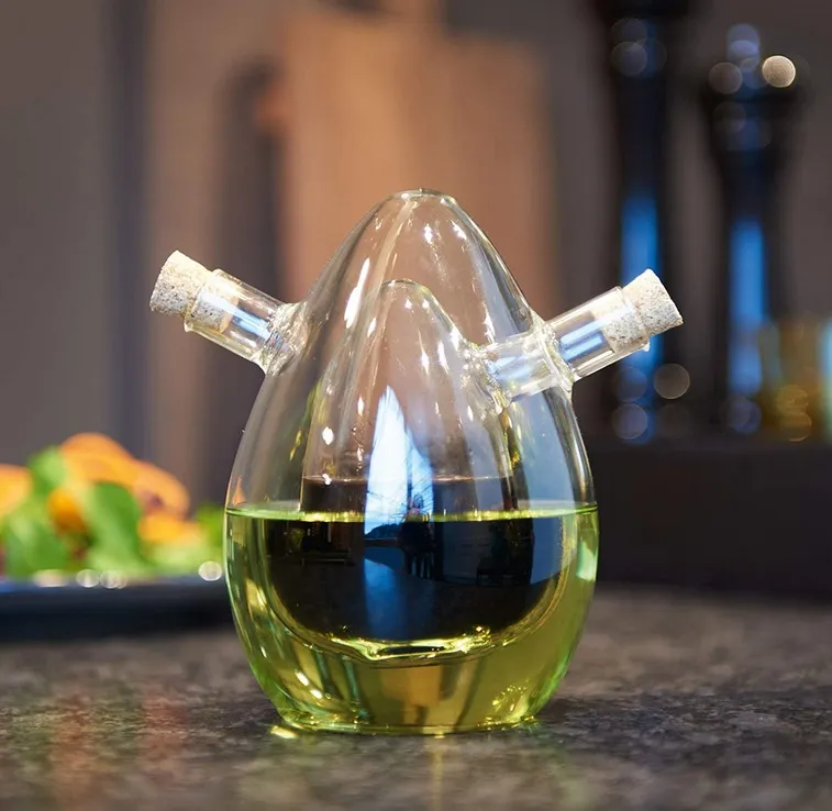 Leonardo Bottiglia 2 in 1 per aceto e olio per la cucina