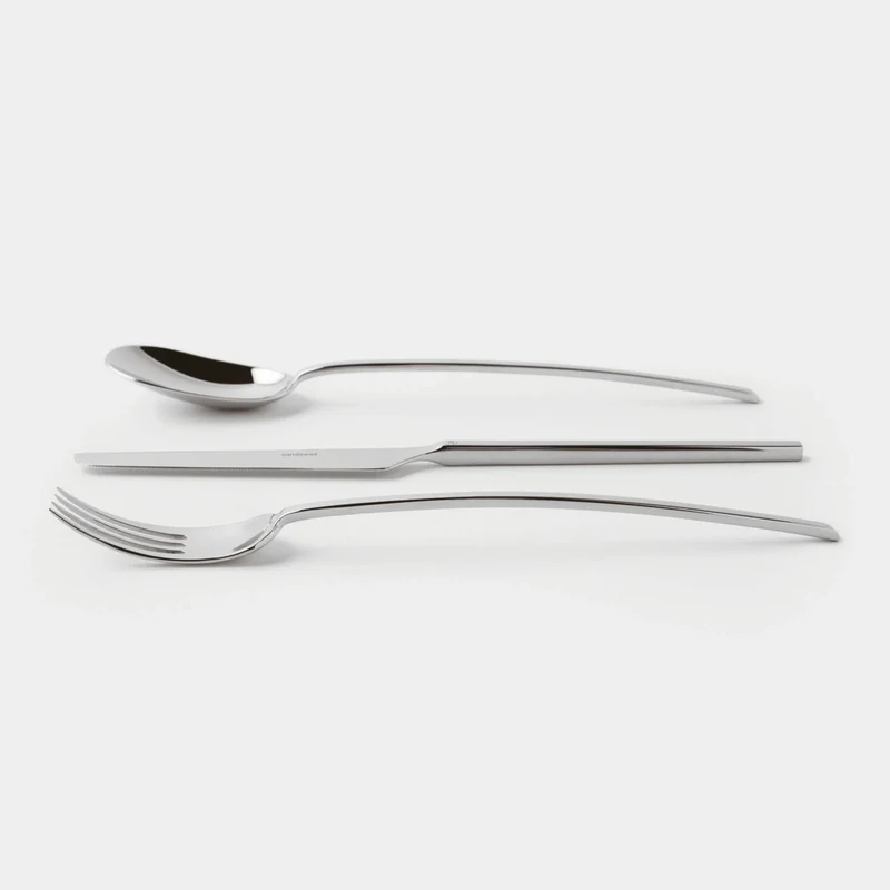 100 - Servizio tavola 36 posate - in acciaio inox