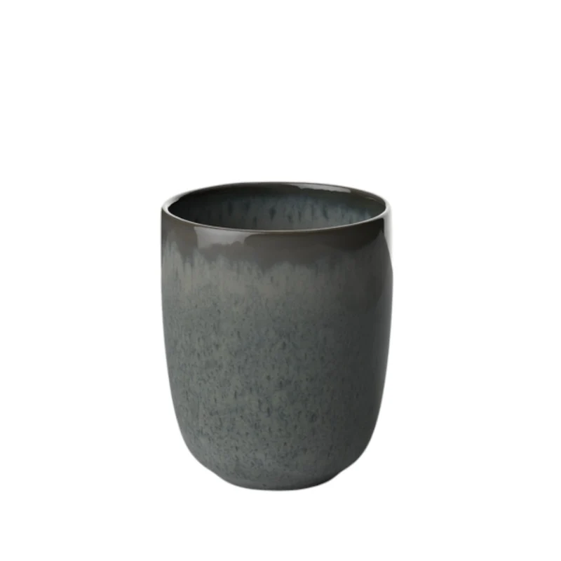 LAVE Tazza da caffè senza manico - Grigia, 350 ml, terracotta