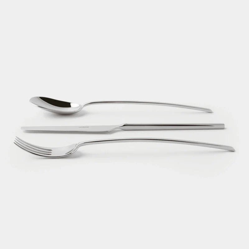 100 - Servizio tavola 24 posate - in acciaio inox