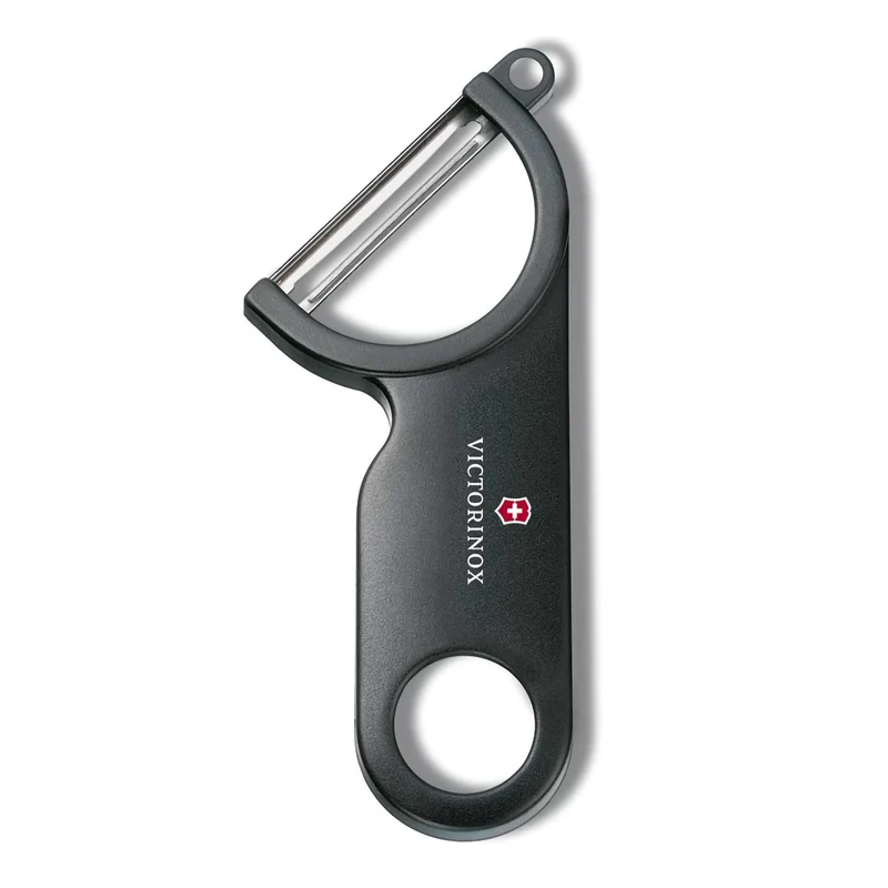 Victorinox - Pelapatate Curvo Nero Inox - V-7.60 73.3