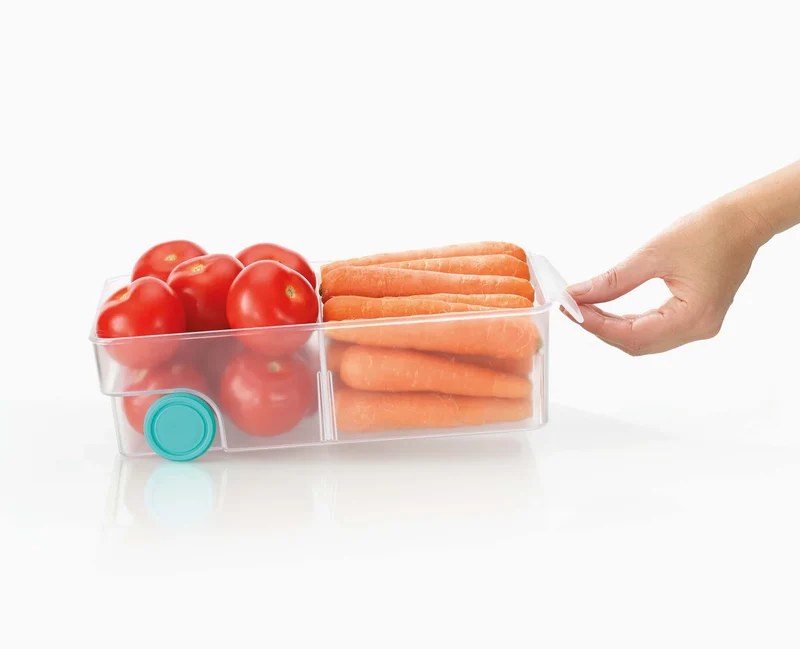 Cestino portaoggetti trasparente grande FridgeStore™