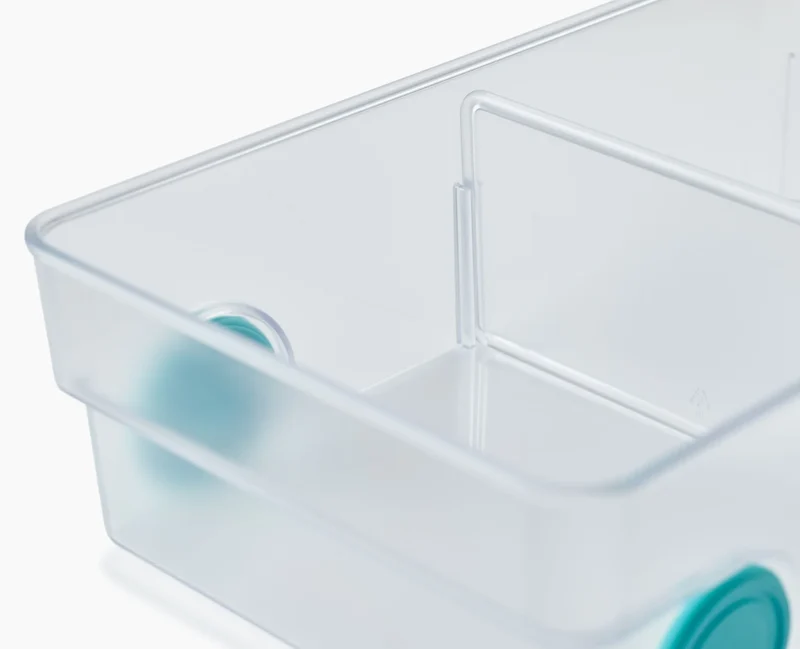 Cestino portaoggetti trasparente grande FridgeStore™