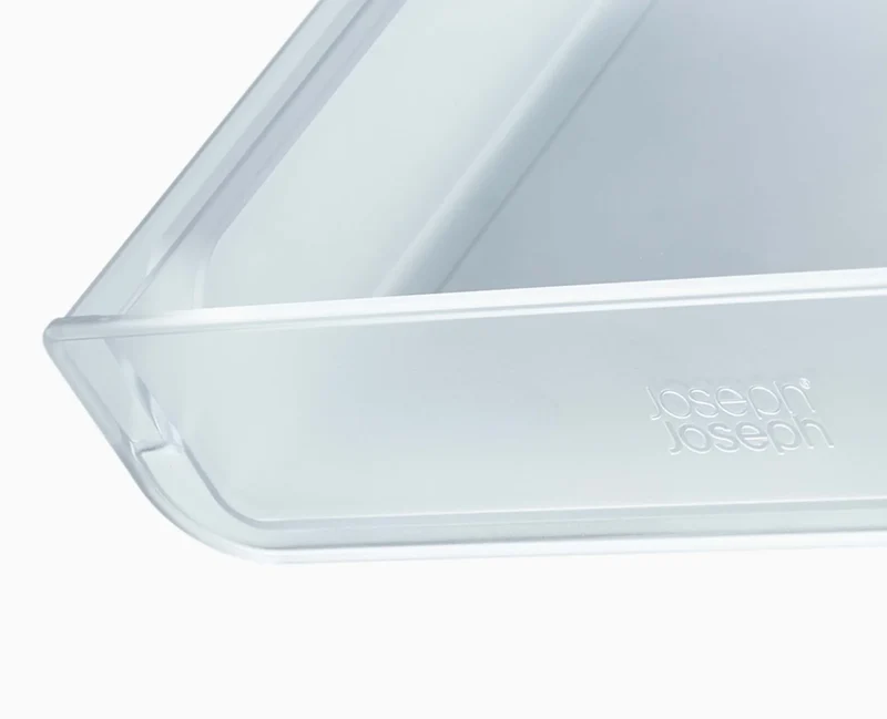 Cassetto portaoggetti trasparente sotto il ripiano FridgeStore™