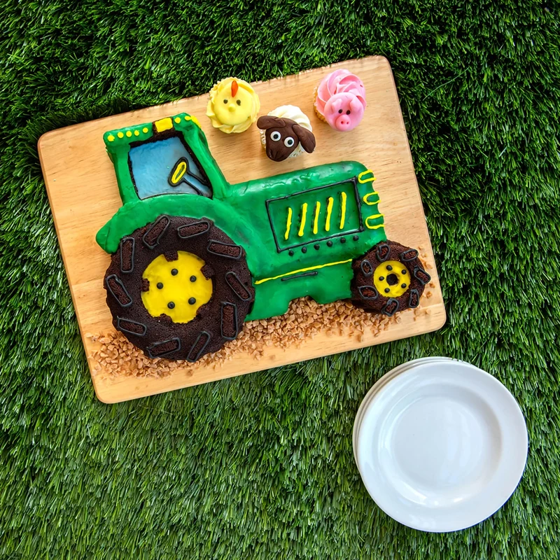 Stampo torta Tractor Pan