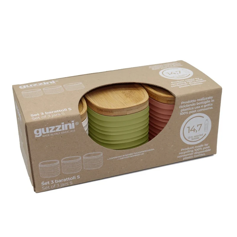 Guzzini Barattoli Tierra Set di 3