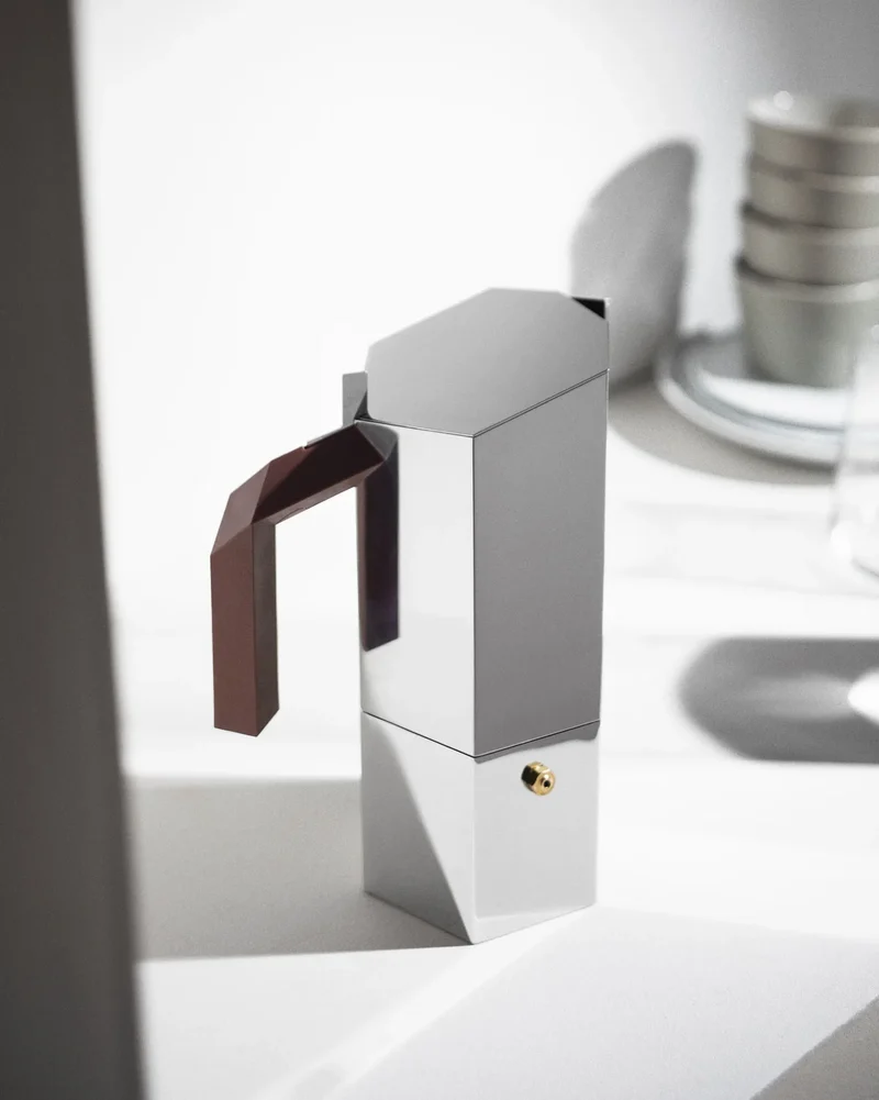 MENHIR Caffettiera espresso in acciaio inox 18/10 - 3 Tazze