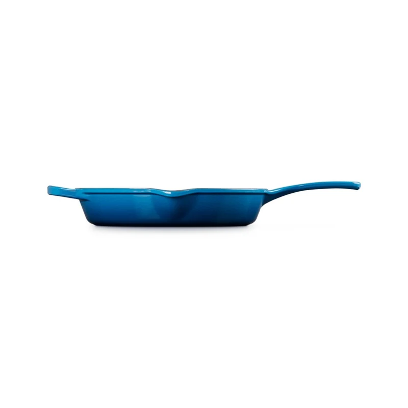 Padella doppio becco Evolution in ghisa vetrificata - AZZURRA - 26 CM