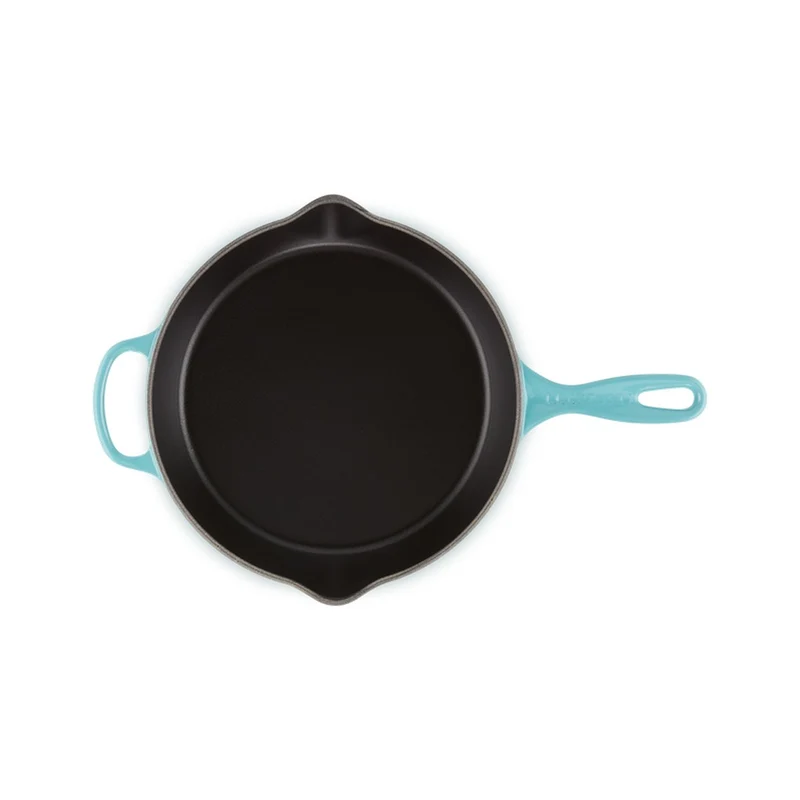 Le Creuset Padella doppio becco profonda Evolution in ghisa 26 Blu Caribe