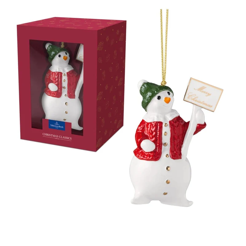 Villeroy & Boch Pupazzo Di Neve Ornamenti Annuali Per Albero